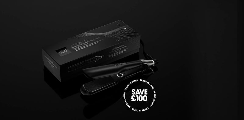 NEW GHD CHRONOS MAX BEST WIDE PLATE HAIR STRAIGHTENER (43MM PLATE) BLACK