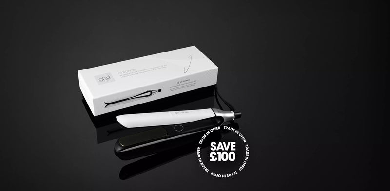 GHD CHRONOS PROFESSIONAL HAIR STRAIGHTENER (26MM PLATE) WHITE