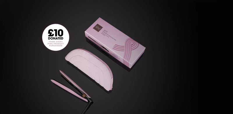 NEW GHD GOLD® HAIR STRAIGHTENER (26MM PLATE) PINK SORBET