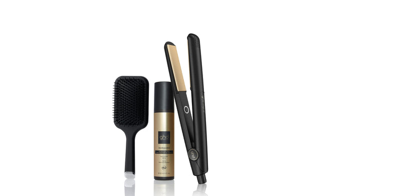 GHD ORIGINAL HAIR STRAIGHTENER BUNDLE IN BLACK