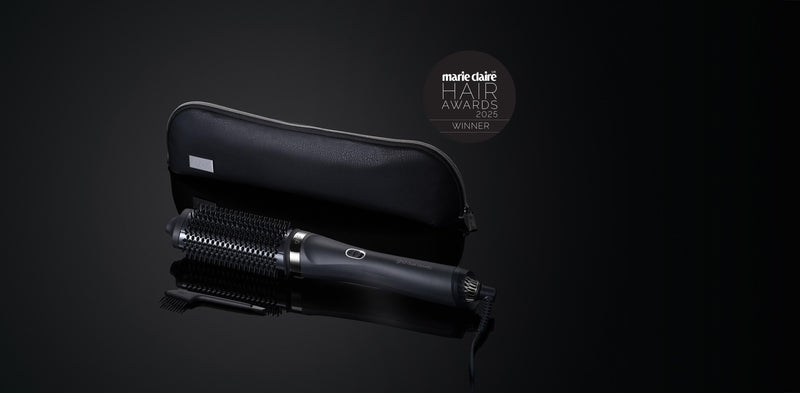 GHD DUET BLOWDRY HAIR DRYER BRUSH IN BLACK