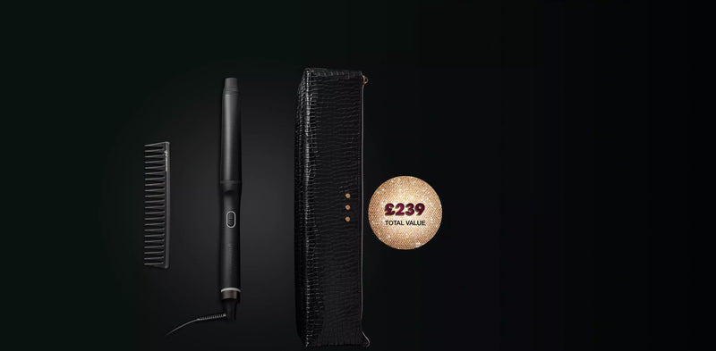 NEW GHD CHRONOS CURVE CONICAL WAND CHRISTMAS GIFT SET (28-23MM BARREL)